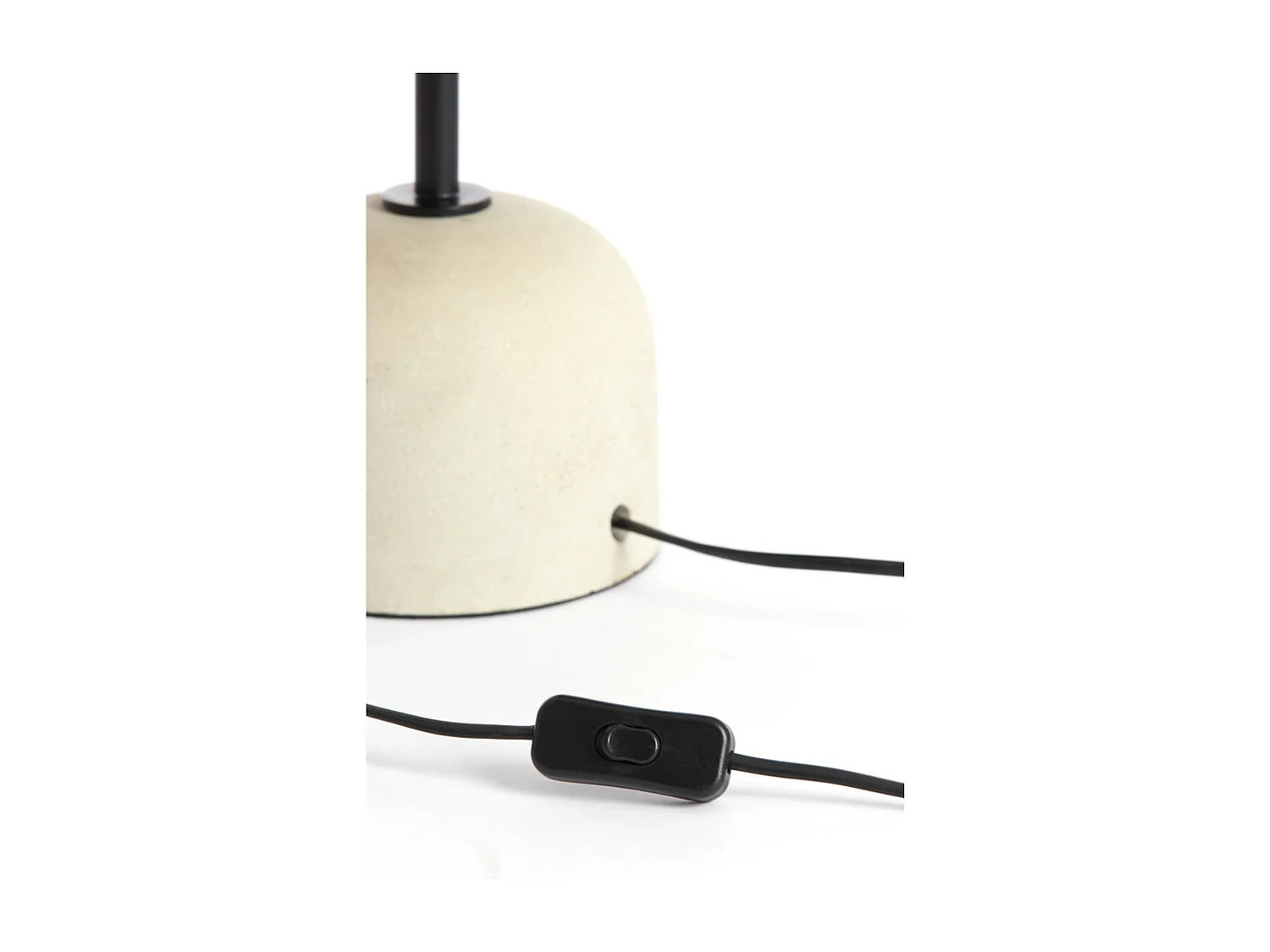 Lampe de table JOLEY - Ø26x61cm - Noir