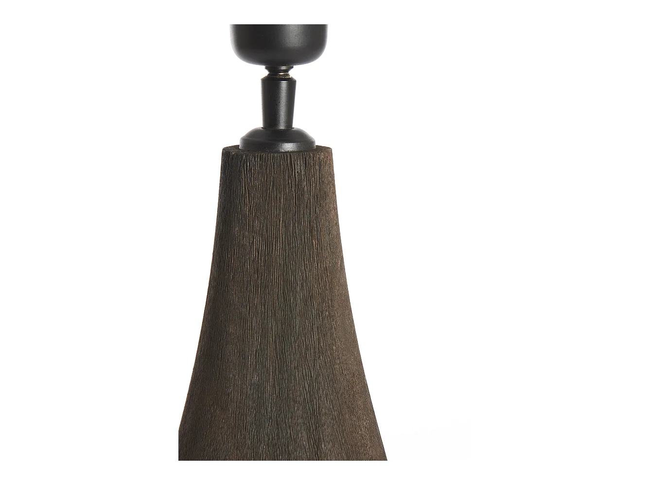 Pied de lampe TRAPINO - Ø13x42cm - Marron