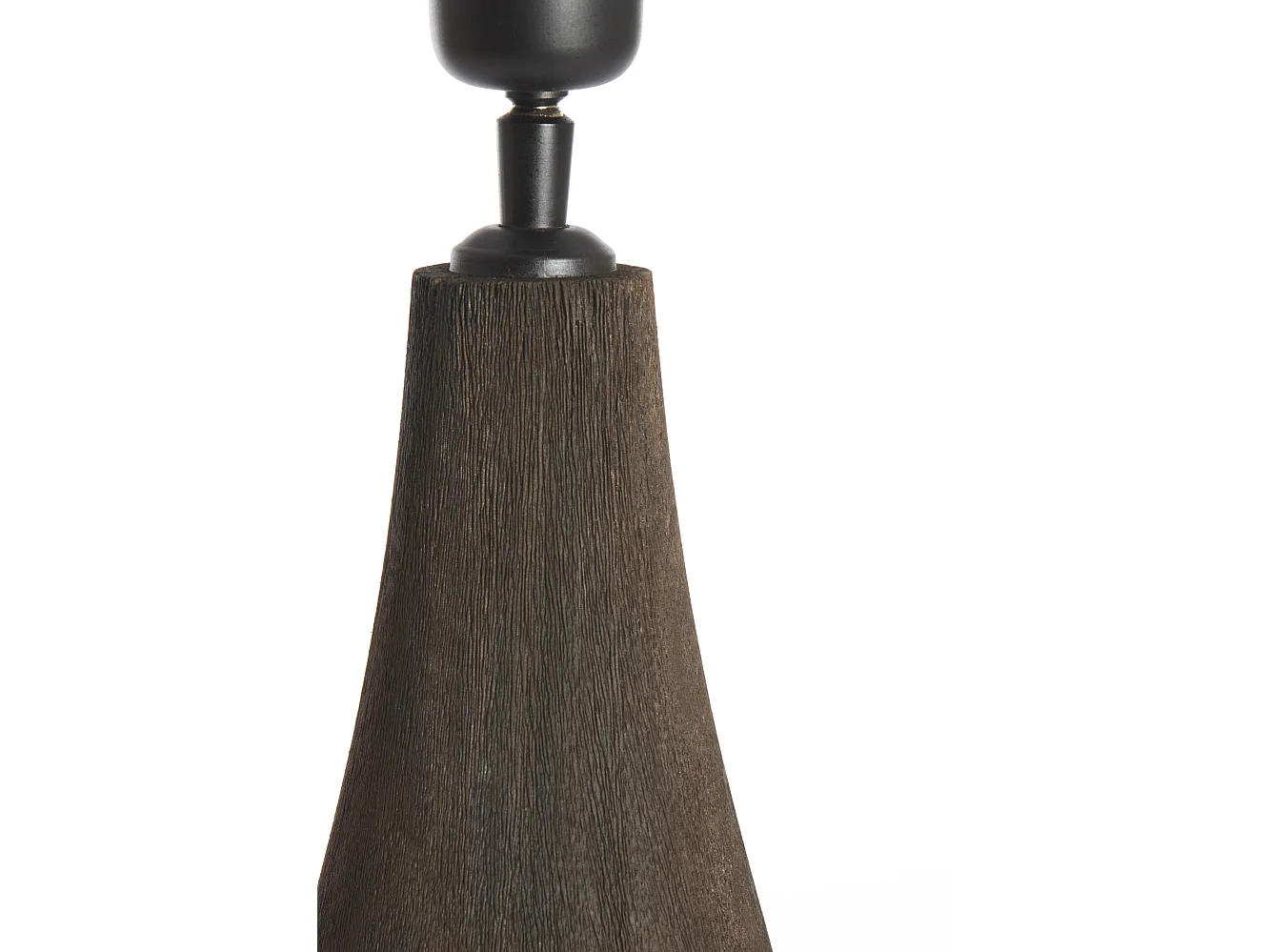 Pied de lampe TRAPINO - Ø13x42cm - Marron