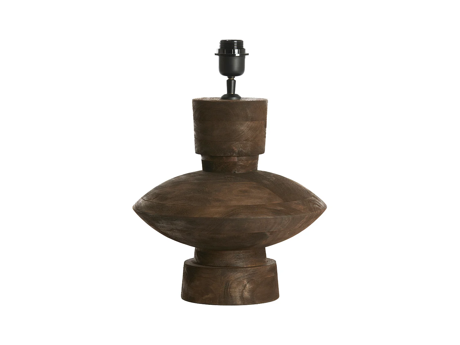 Pied de lampe FIERA - Ø31x31cm - Marron