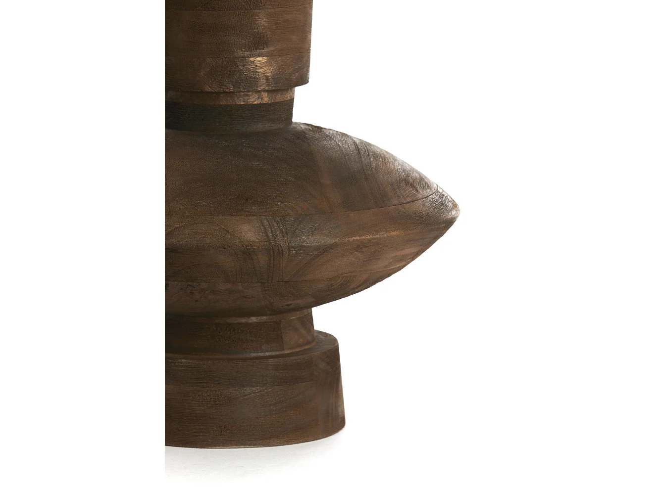 Pied de lampe FIERA - Ø31x31cm - Marron