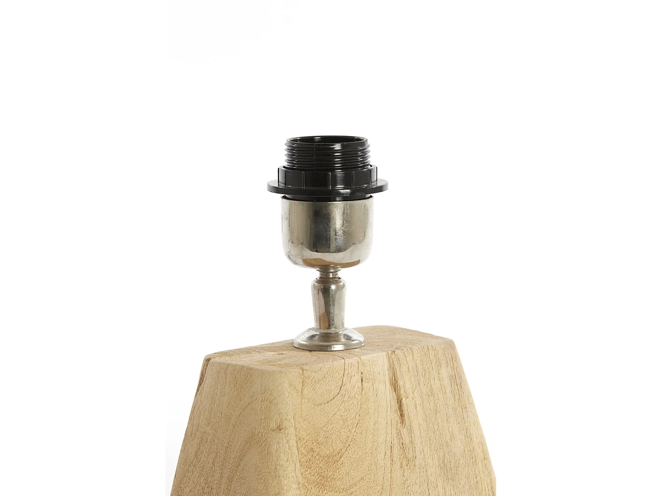 Pied de lampe KARDAN - 16x10x21cm - Marron