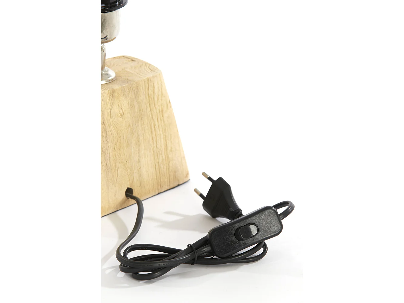 Pied de lampe KARDAN - 16x10x21cm - Marron