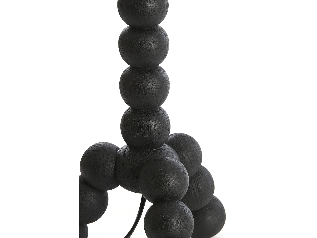 Pie de lámpara VEGLIO - Ø20x40cm - Negro