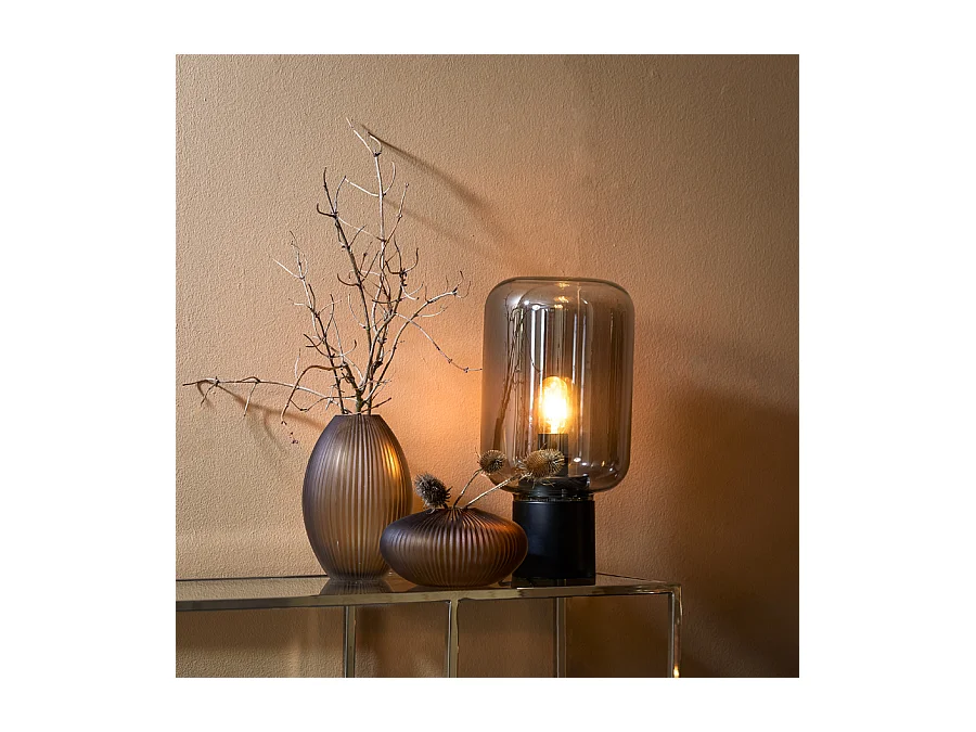 Tafellamp ARTURAN - Ø22x43.5cm - Grijs