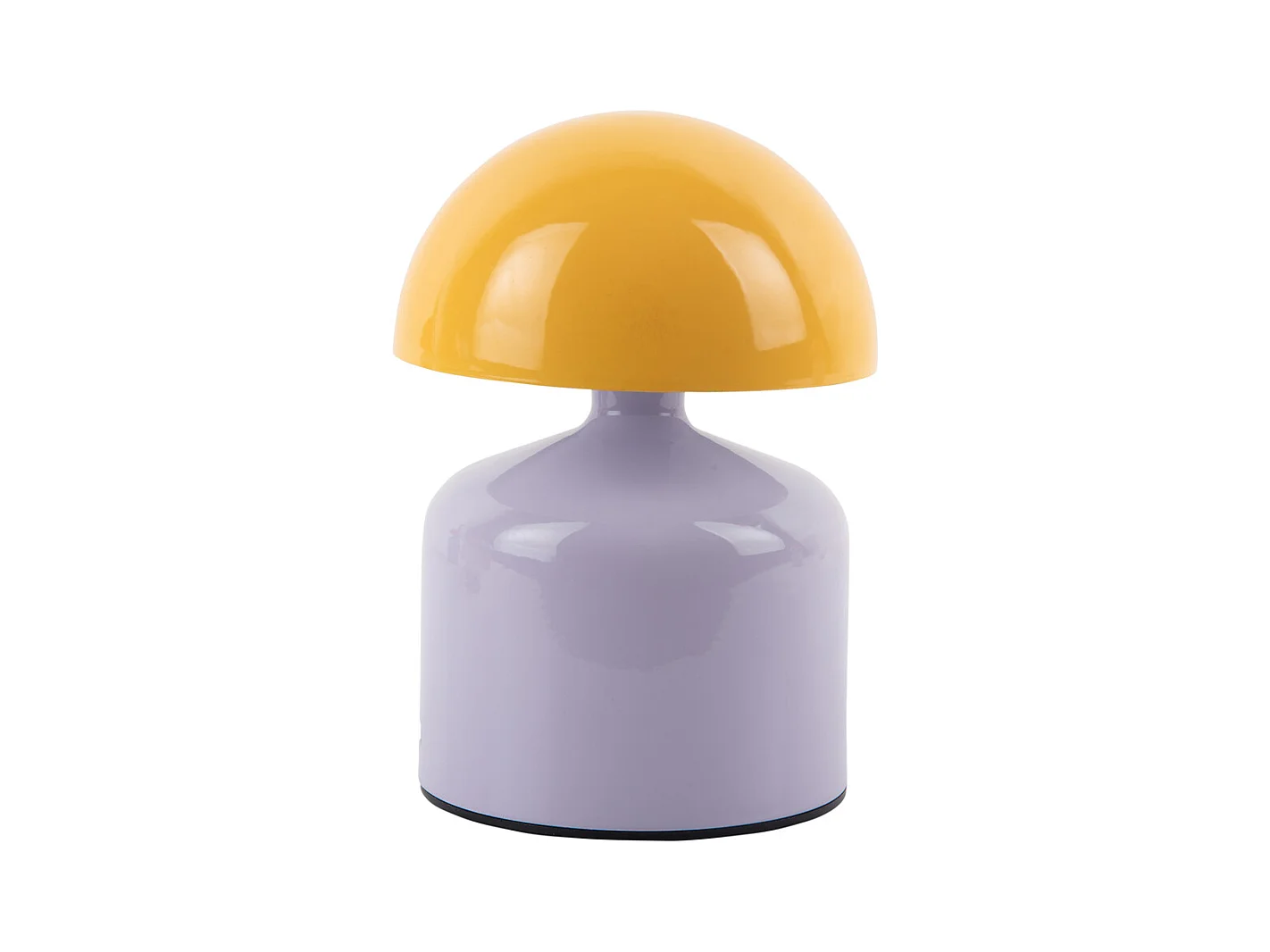 Lampe de table Funky Impetu LED - Violet doux et jaune vif