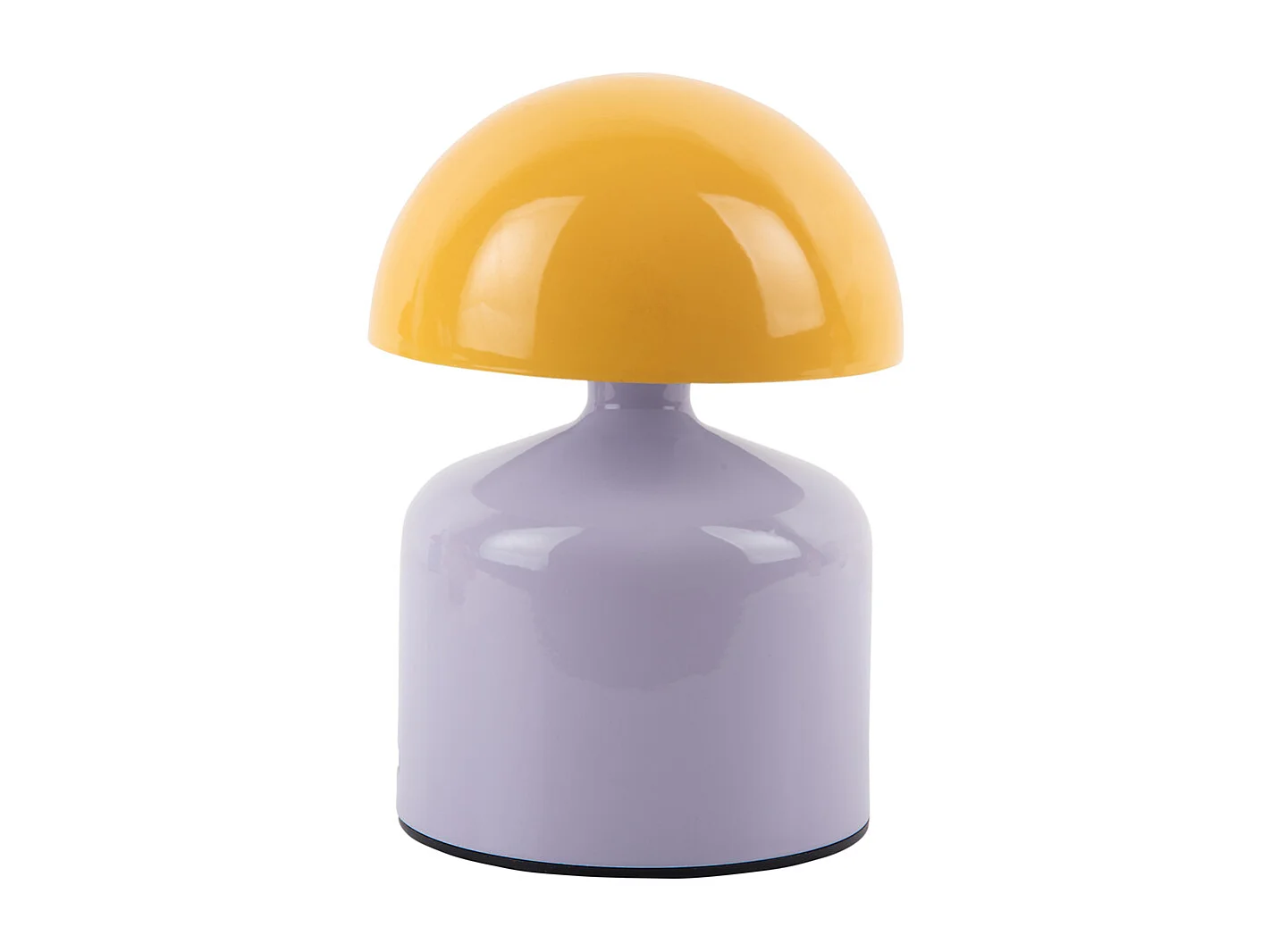 Lampe de table Funky Impetu LED - Violet doux et jaune vif
