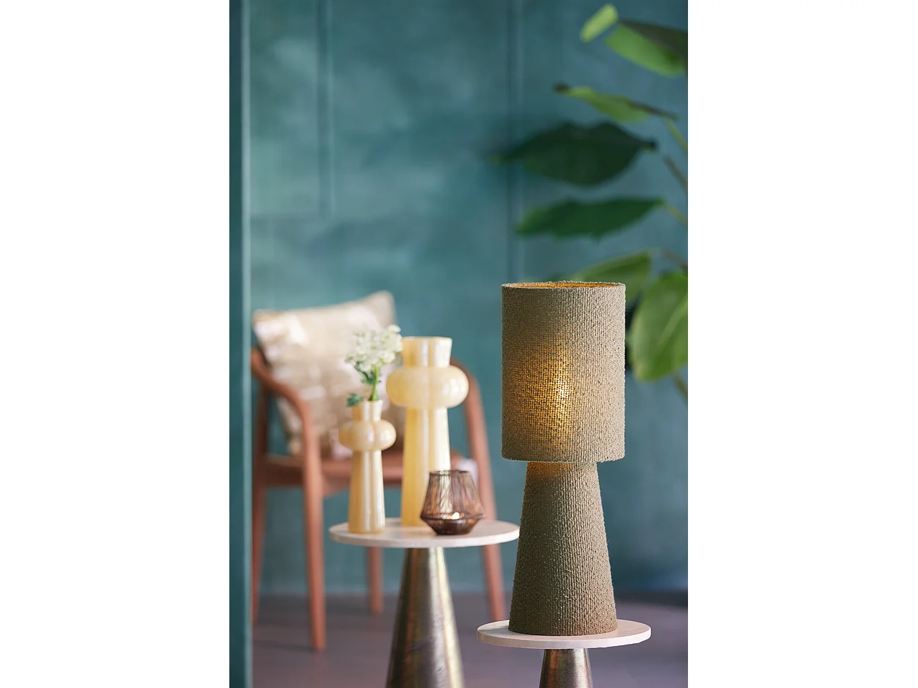 Lampe de table MICKY - Ø20x57,5cm - Vert