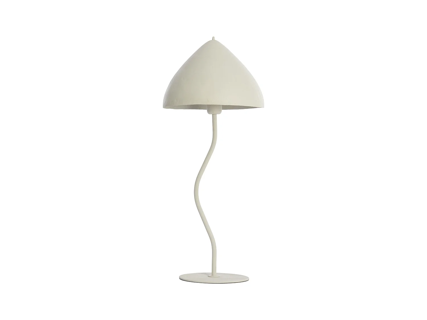 Lampe de table ELIMO - Ø25x67cm - Blanc