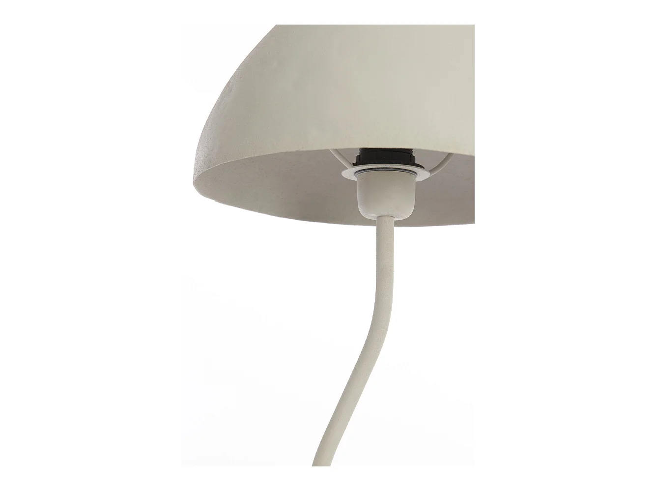 Lampe de table ELIMO - Ø25x67cm - Blanc