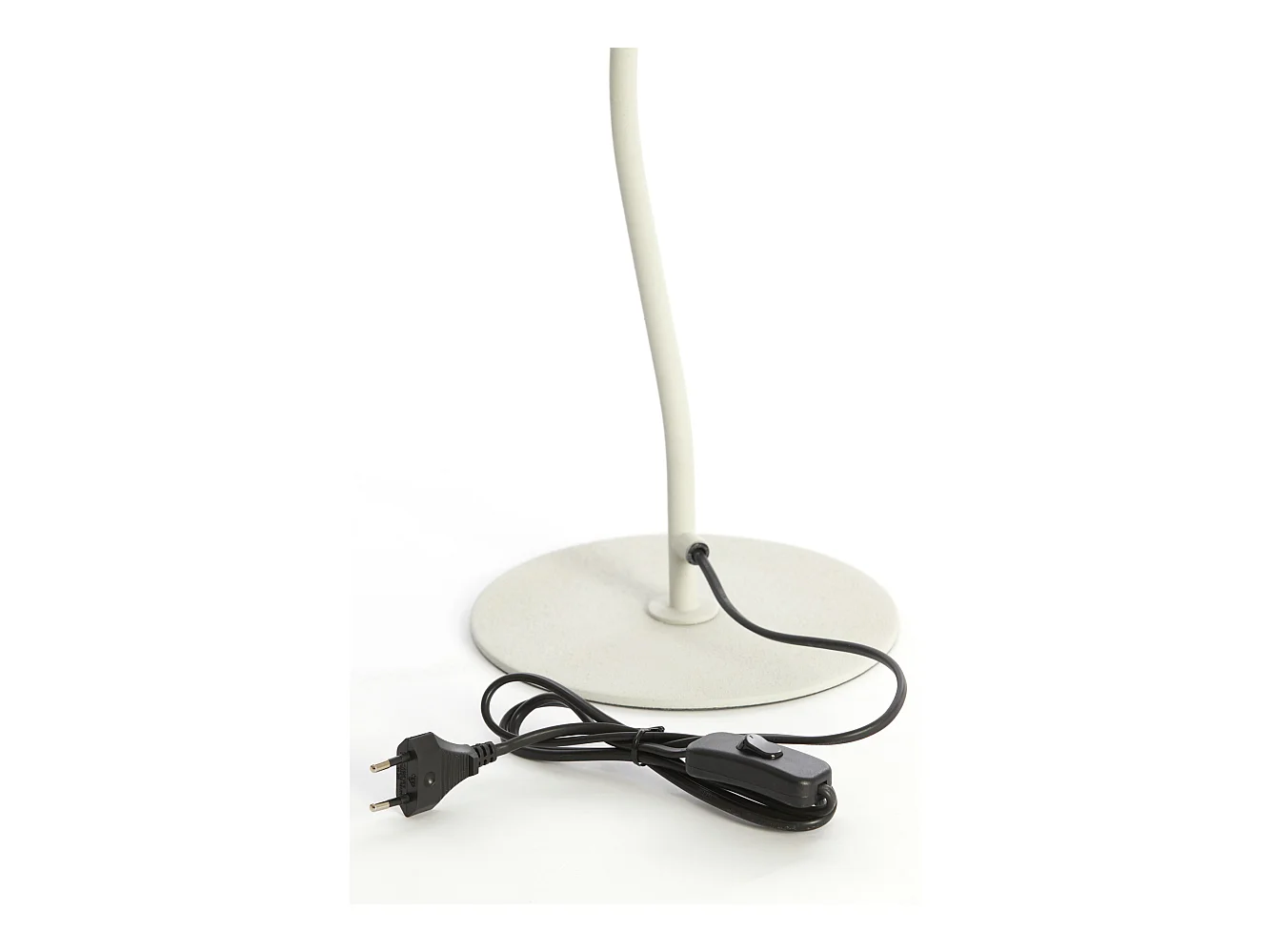 Lampe de table ELIMO - Ø25x67cm - Blanc