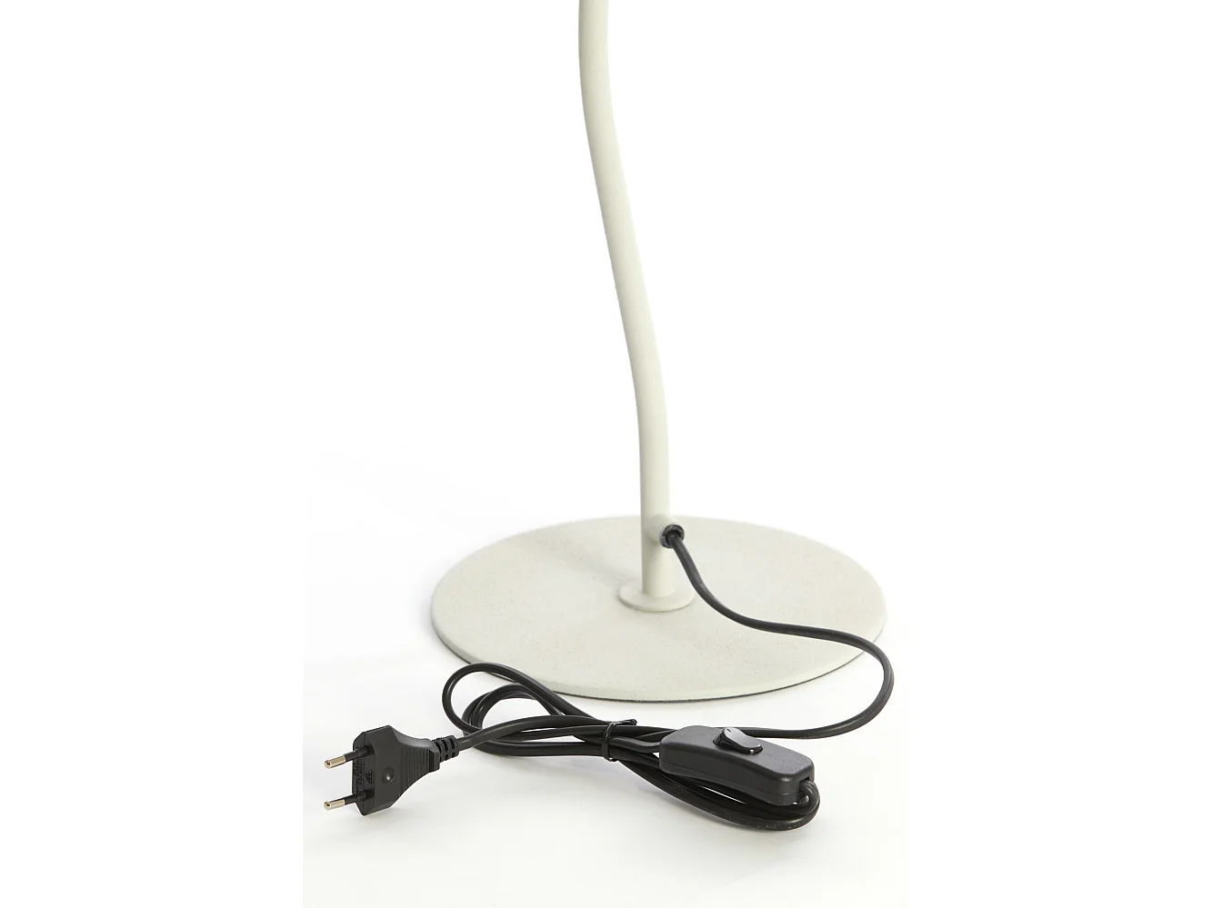 Lámpara de mesa ELIMO - Ø25x67cm - Blanco