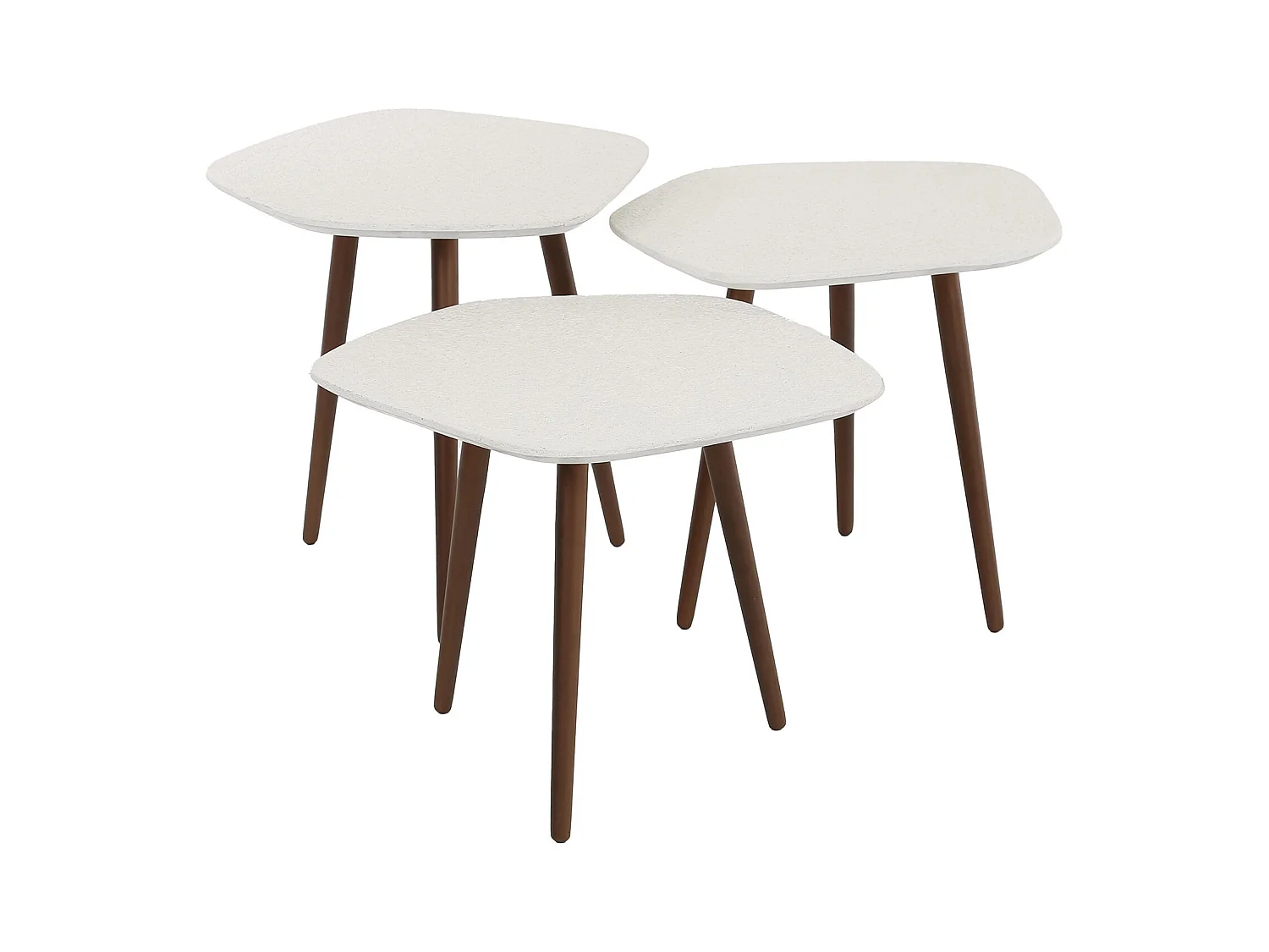 Table basse Point Stone - Lot de 3