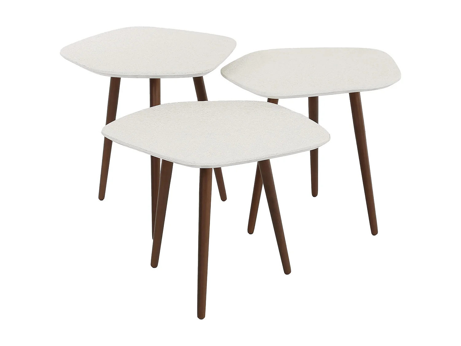 Table basse Point Stone - Lot de 3