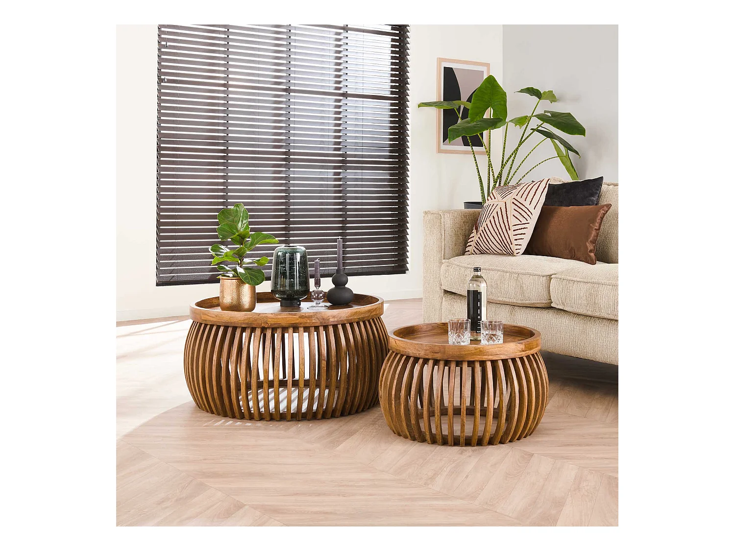 Table basse Tweak Curve - Lot de 2