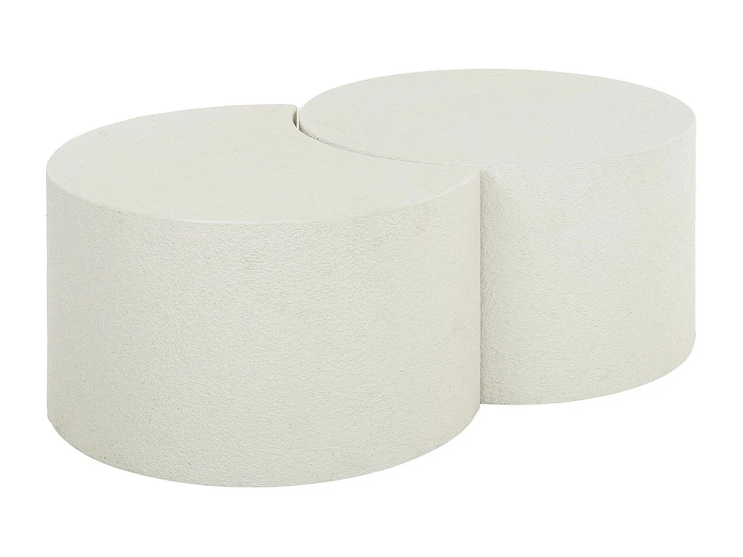 Mesa de centro Stone Moonset - Mármol Compuesto - Juego de 2