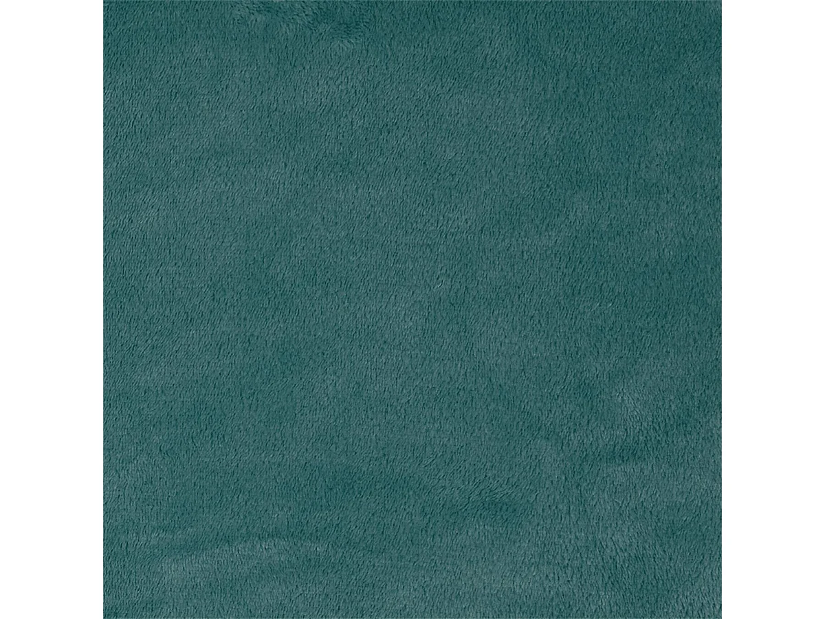 Plaid Flanelle 125x150cm Uni Bleu Canard - ESSENTIEL