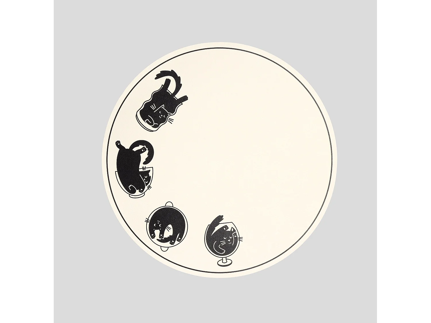 Set de table Sirin Blanc 38 cm en PVC