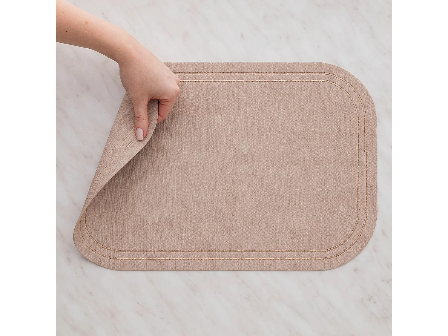 Set de table Ritera Beige Moyen PVC 45x30