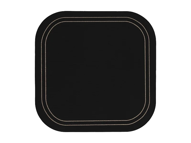 Ritero Tischset Schwarz 33x33 cm - Elegantes Design