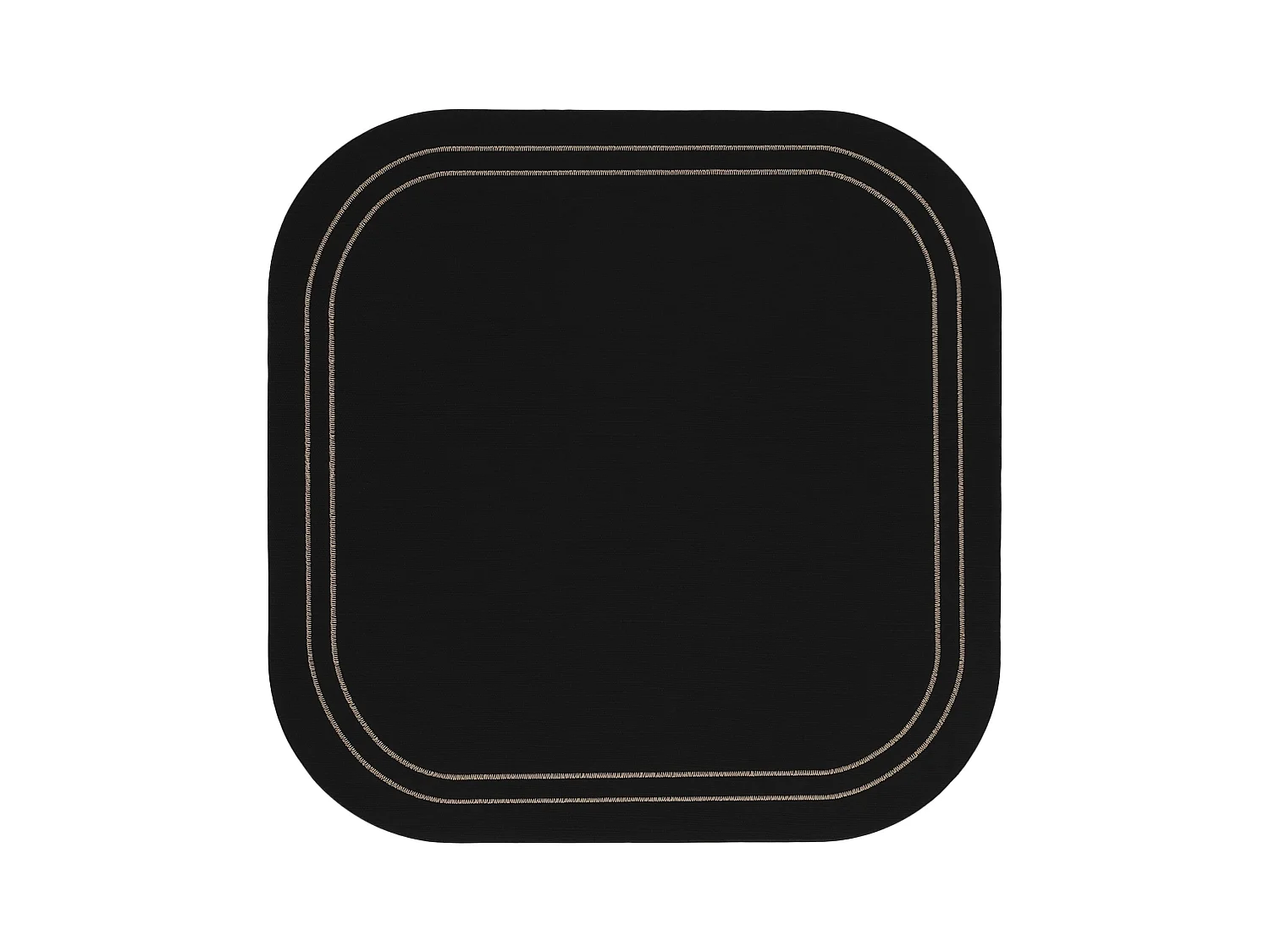 Ritero Tischset Schwarz 33x33 cm - Elegantes Design
