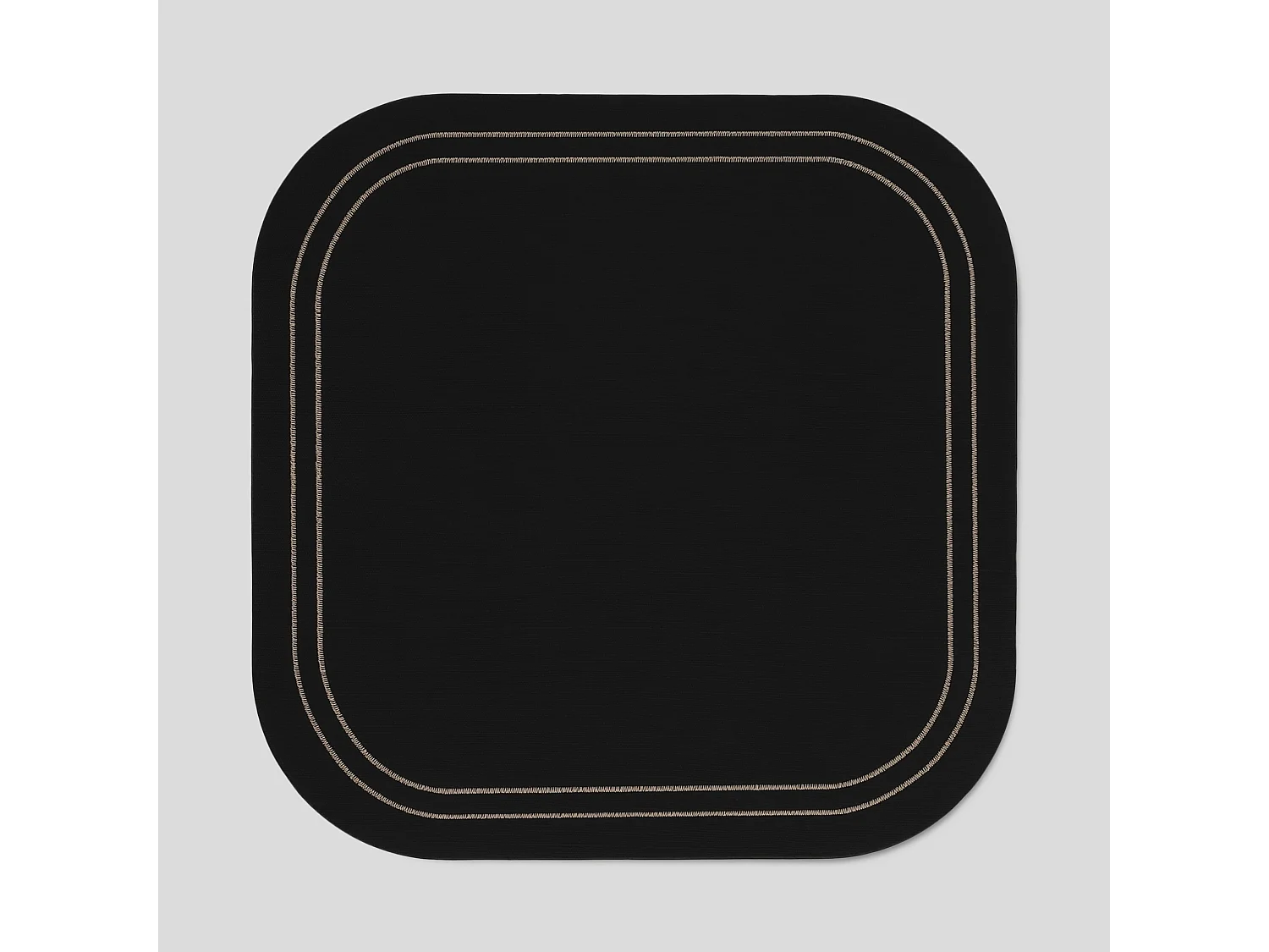 Ritero Tischset Schwarz 33x33 cm - Elegantes Design