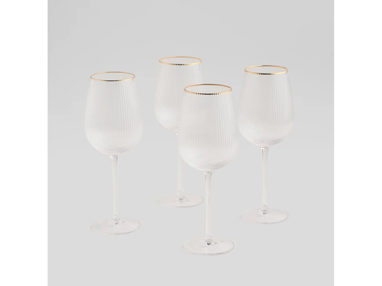 Ensemble De Verres À Vin Vanesa Or Moyen 24.5x8.5