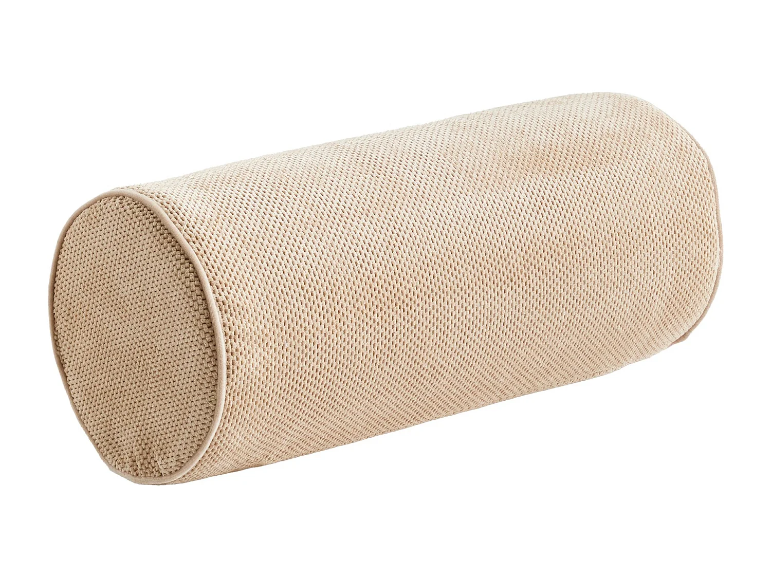 Deko-Rollenkissen Kord mittleres Beige 20 x 45