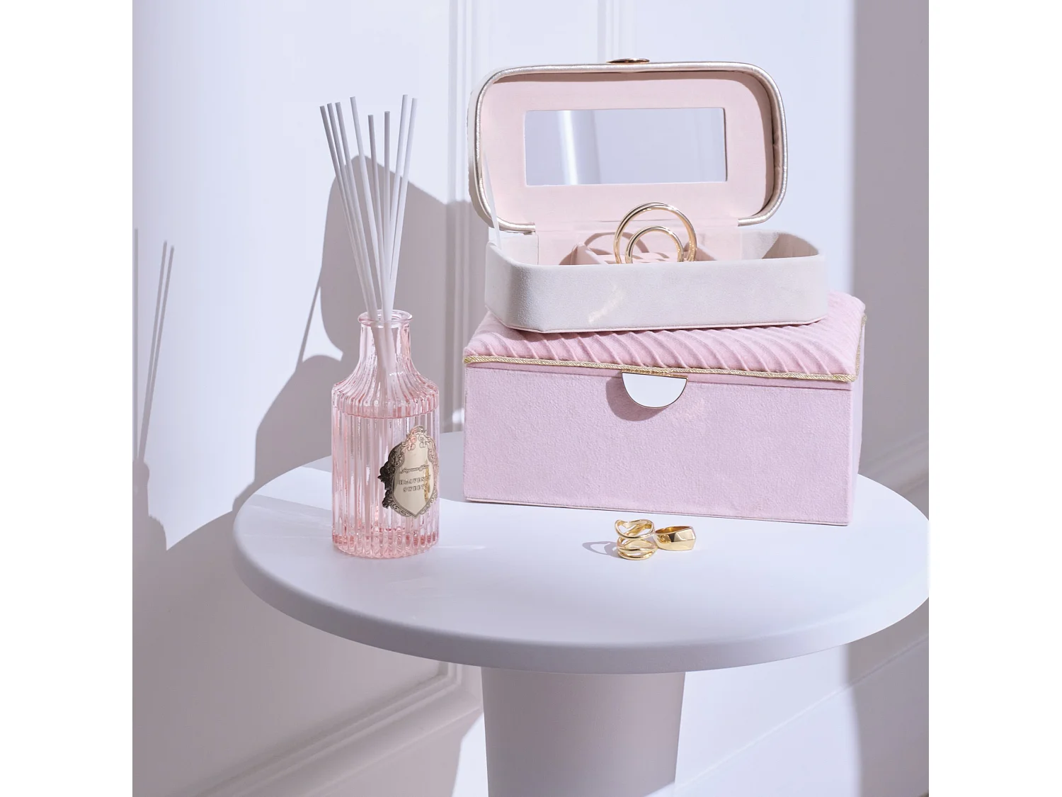 Schmuckkästchen Odeya mittelrosa 10 x 23 x 18