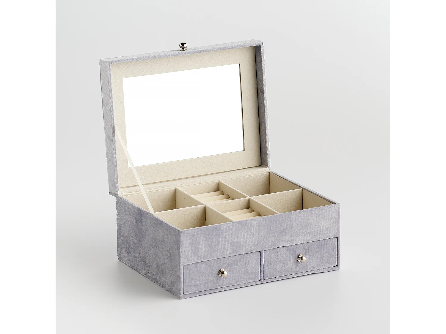 Schmuckkästchen Shea hellviolett 12,5 x 25 x 20 cm