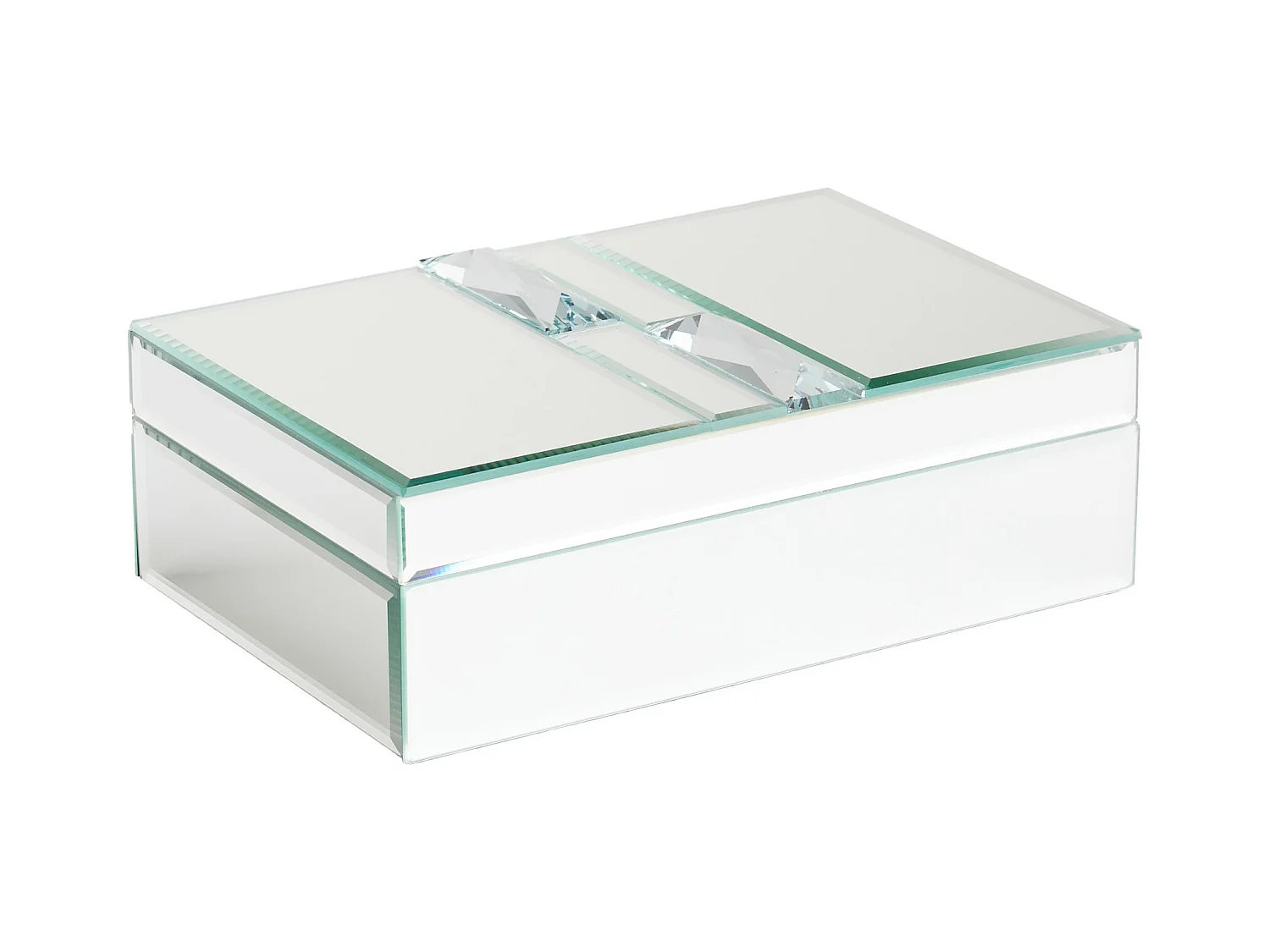 Boîte À Bijoux Roca Argent Moyen 8 x 16.5 x 24.5