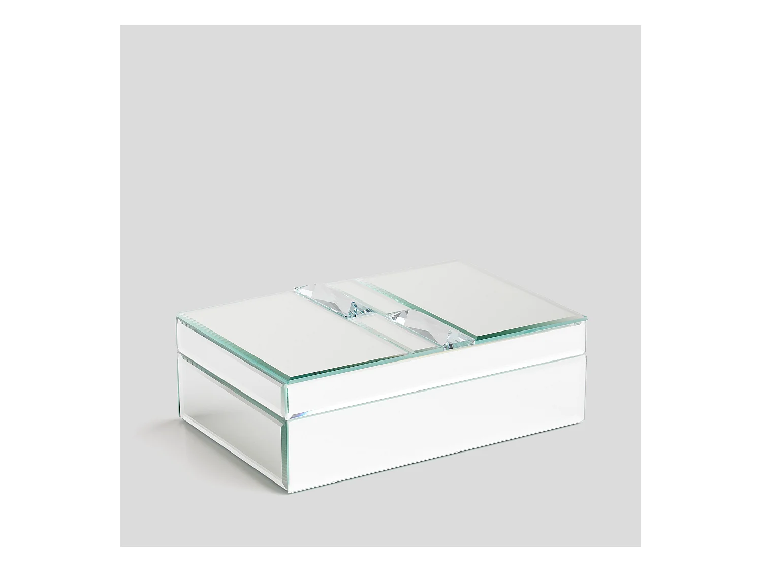 Boîte À Bijoux Roca Argent Moyen 8 x 16.5 x 24.5