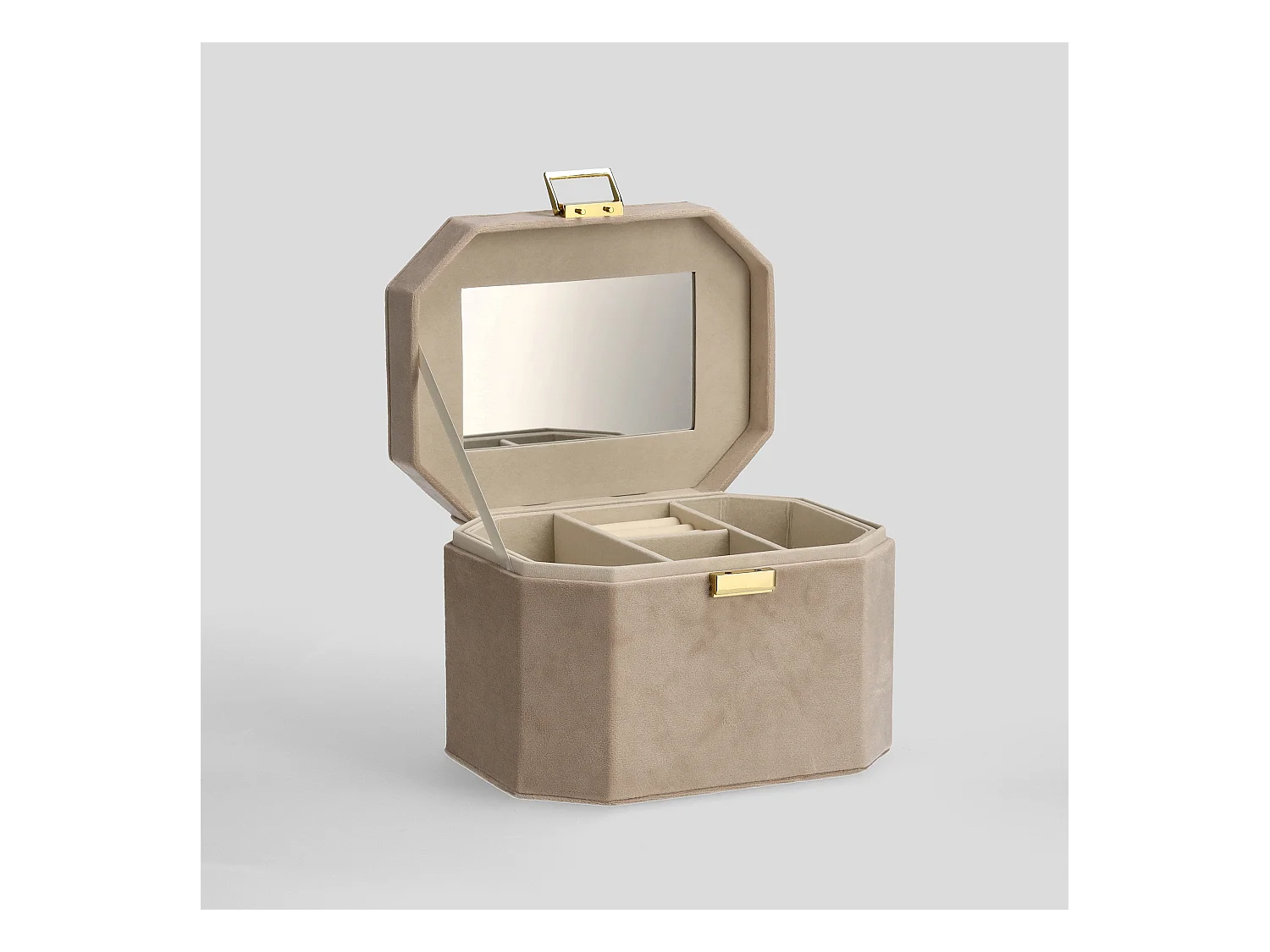 Schmuckkästchen Gifftino mittleres Beige 16.5 x 19.5 x 15