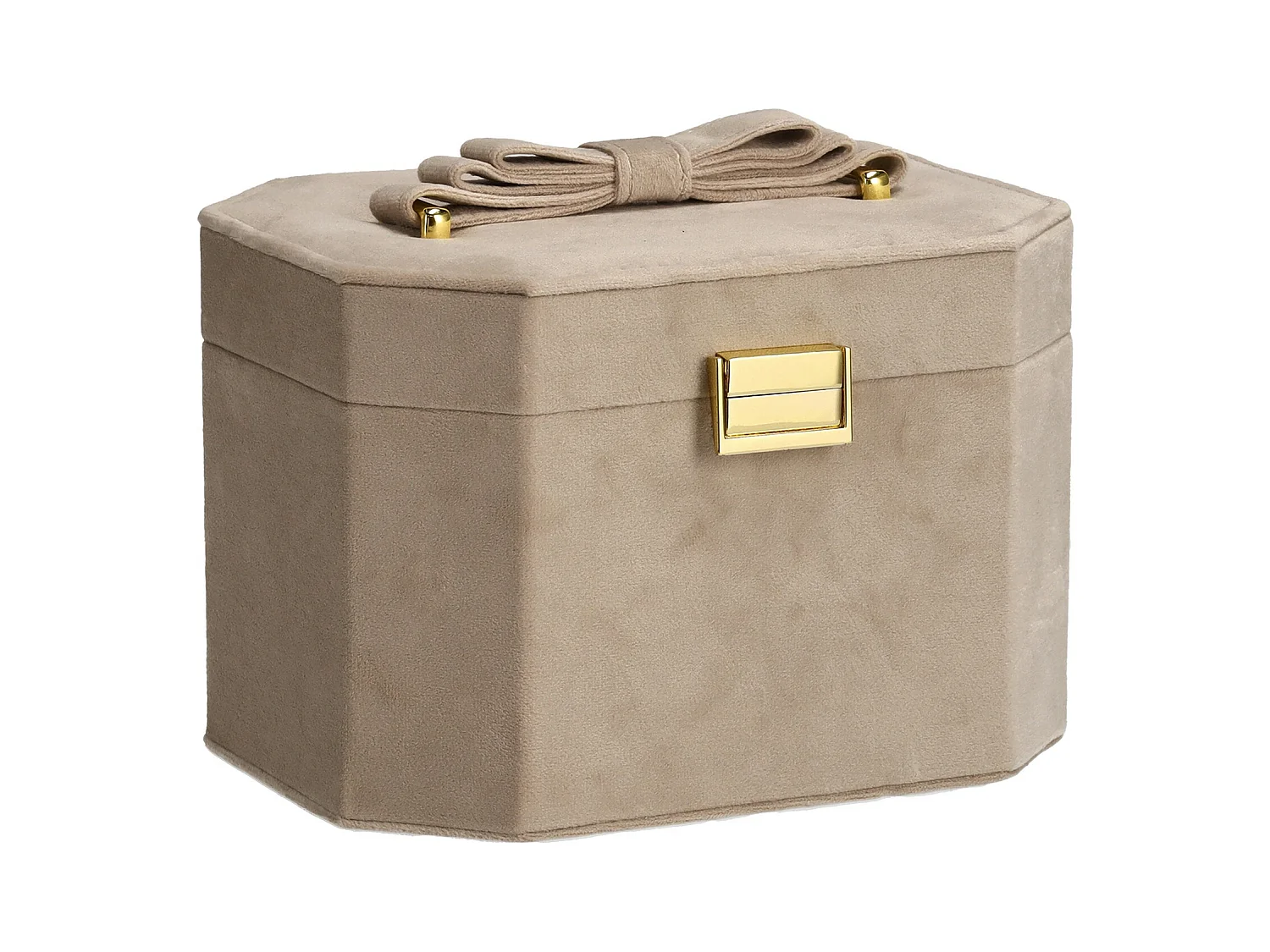 Boîte À Bijoux Gifftino Beige Moyen 16.5 x 19.5 x 15