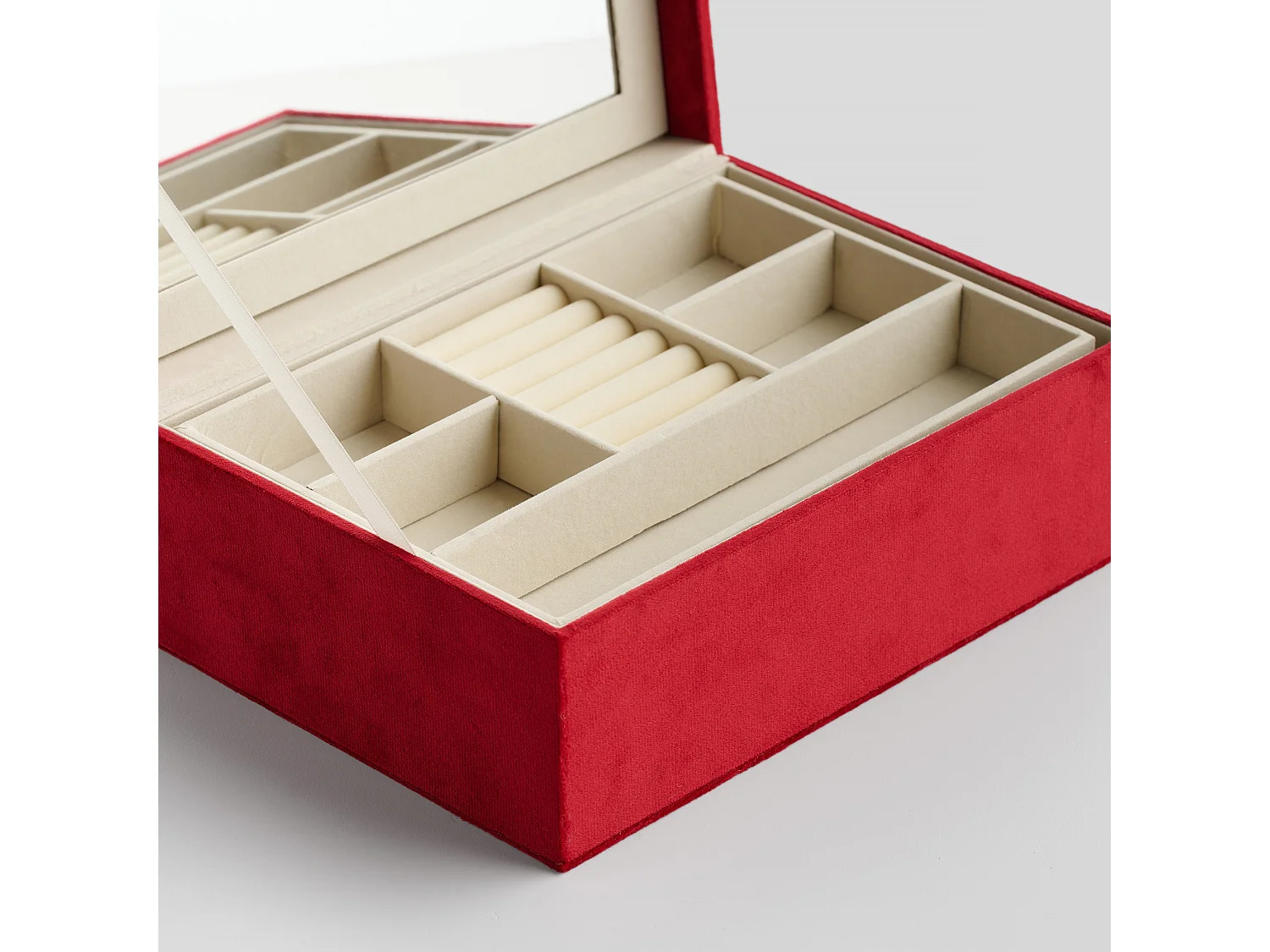 Schmuckkästchen Nappo Dunkelrot 11 x 18 x 24.5