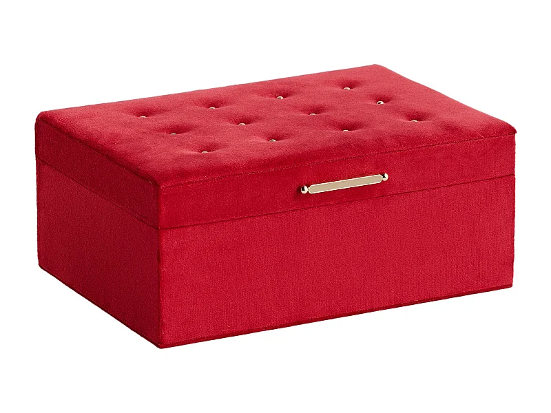Schmuckkästchen Nappo Dunkelrot 11 x 18 x 24.5