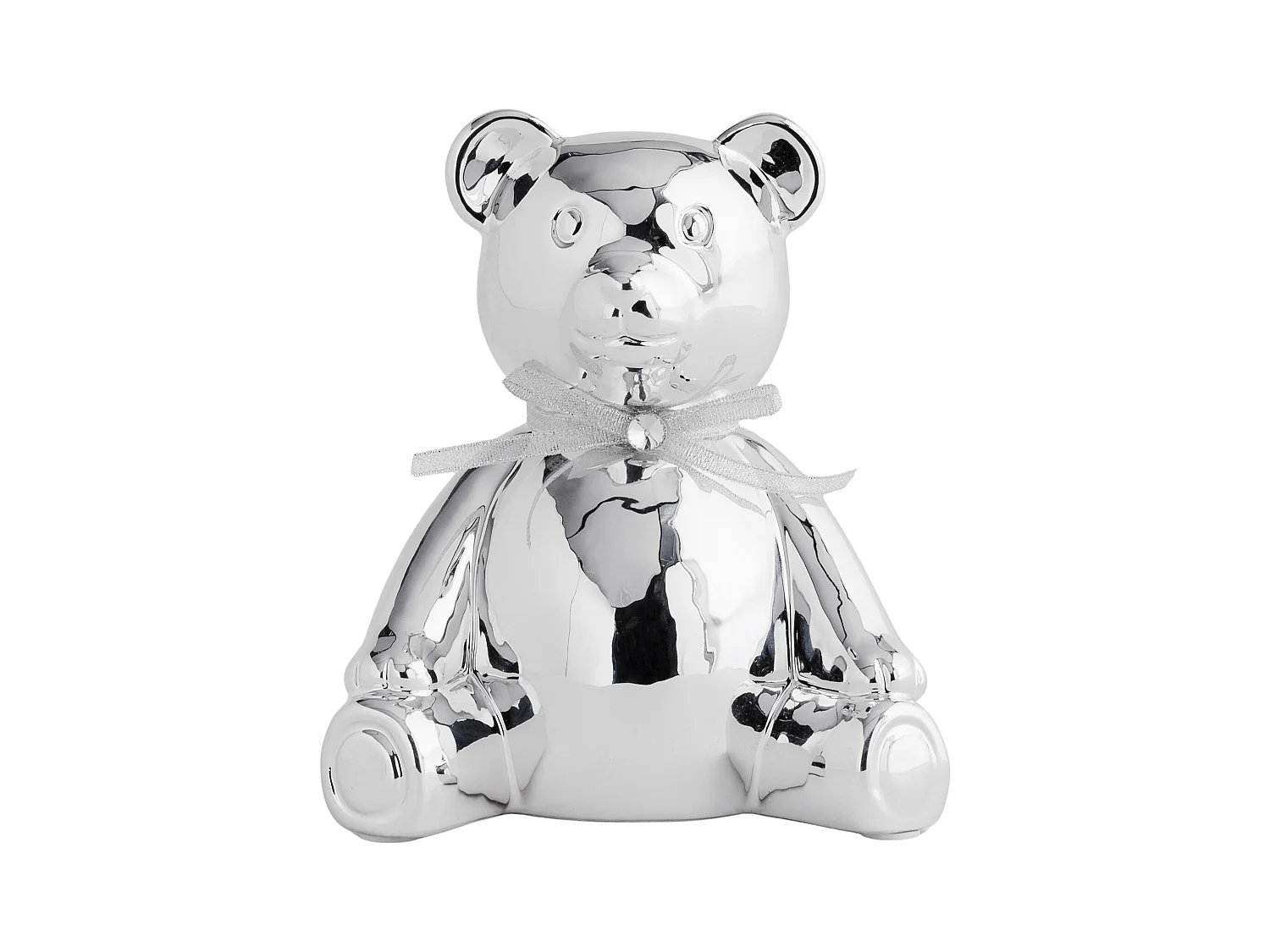 Tirelire Glambear argent moyen 16x16x12