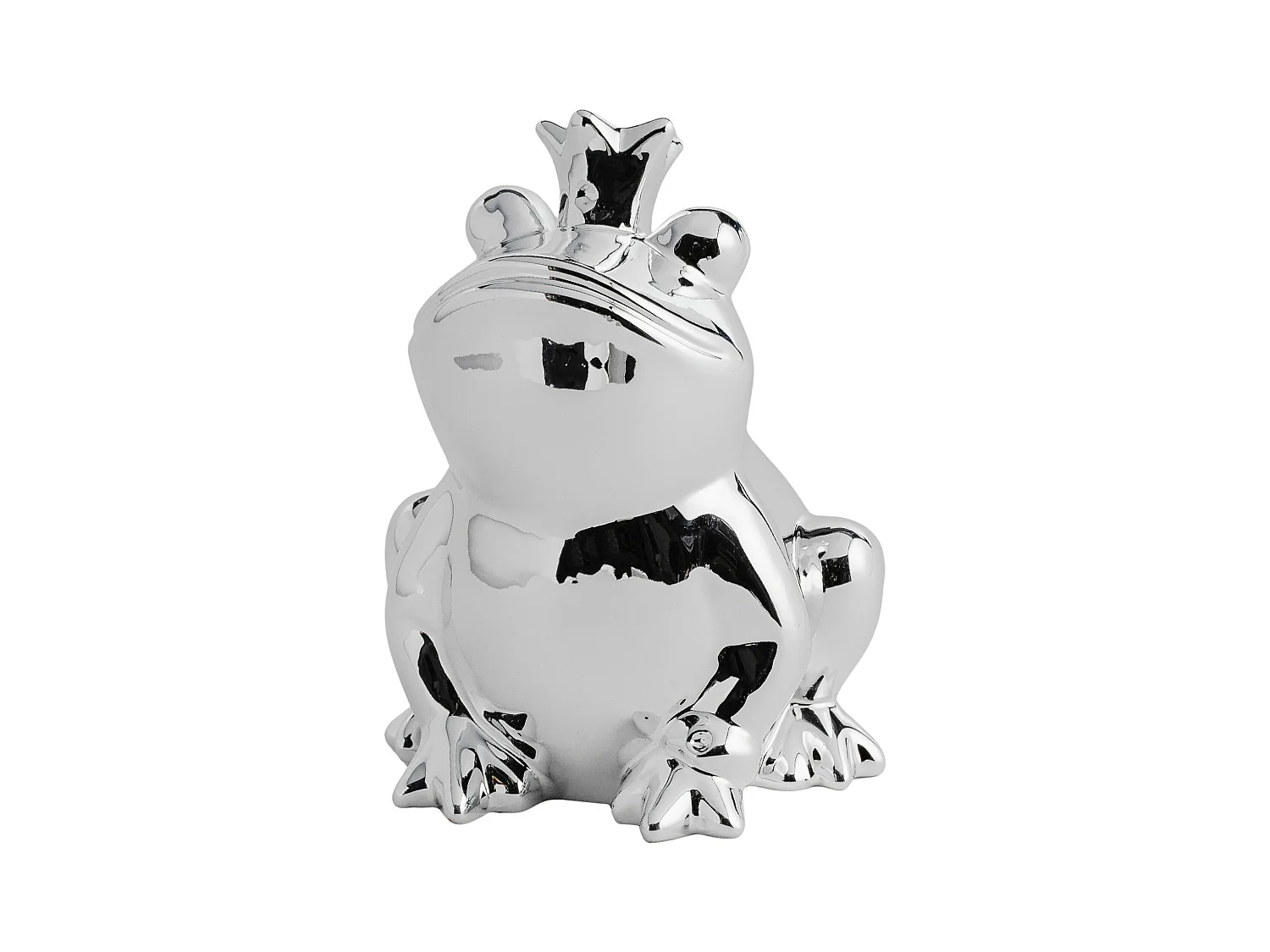 Tirelire Frogso argent moyen 19 x 15 x 17