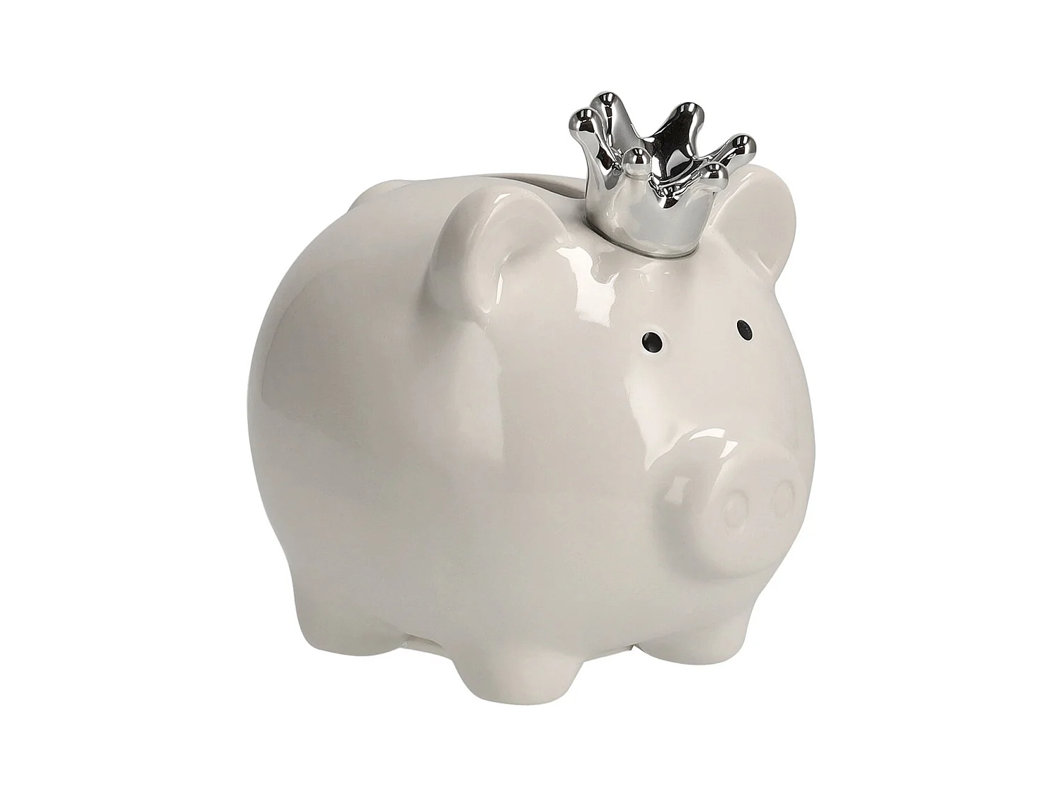 Spardose Glampigi mittelweiß 12 x 10 x 11.5