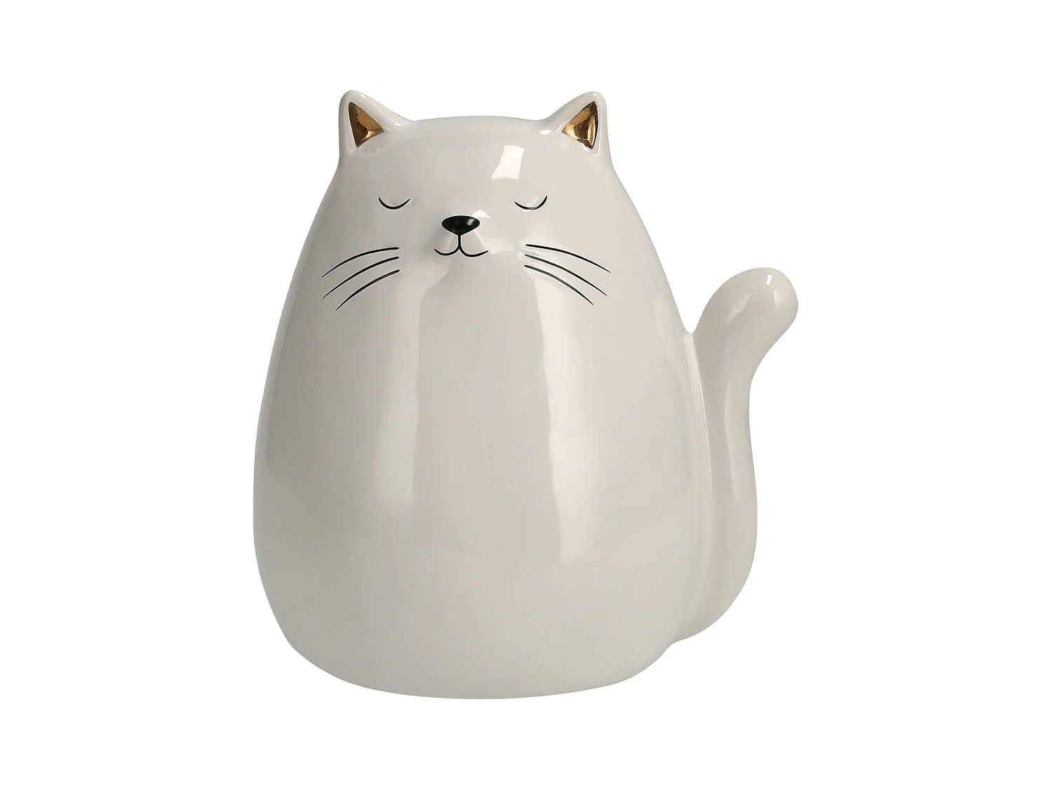 Spardose Minimik Helles Weiß 16 x 12 x 14.5