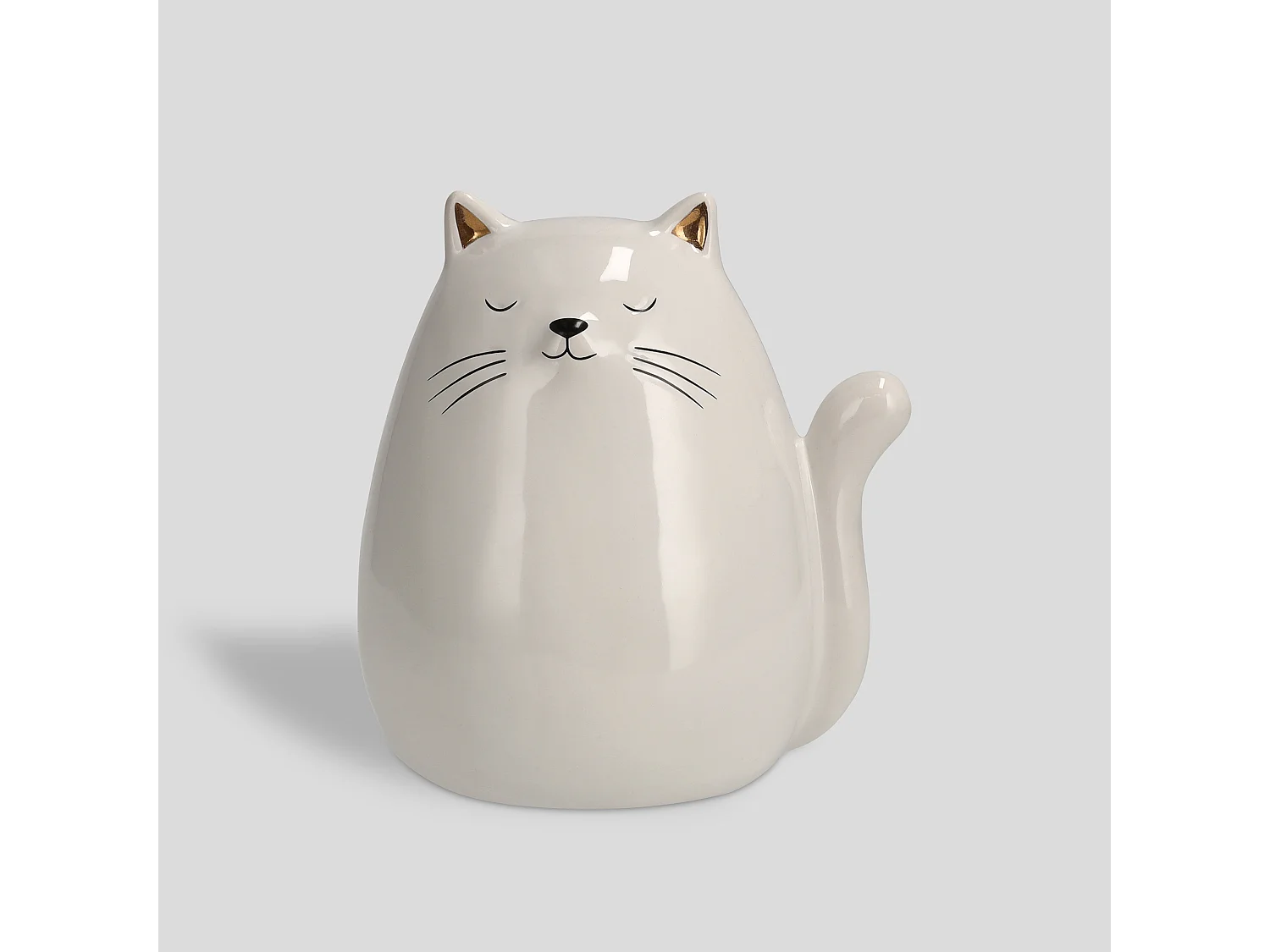 Spardose Minimik Helles Weiß 16 x 12 x 14.5