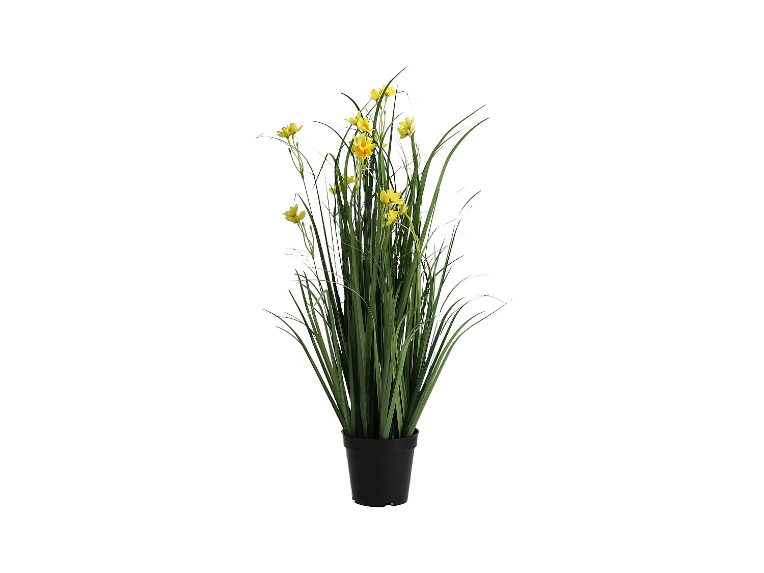 Kunstblumen Flowergrass mittelgelb 70 x 35