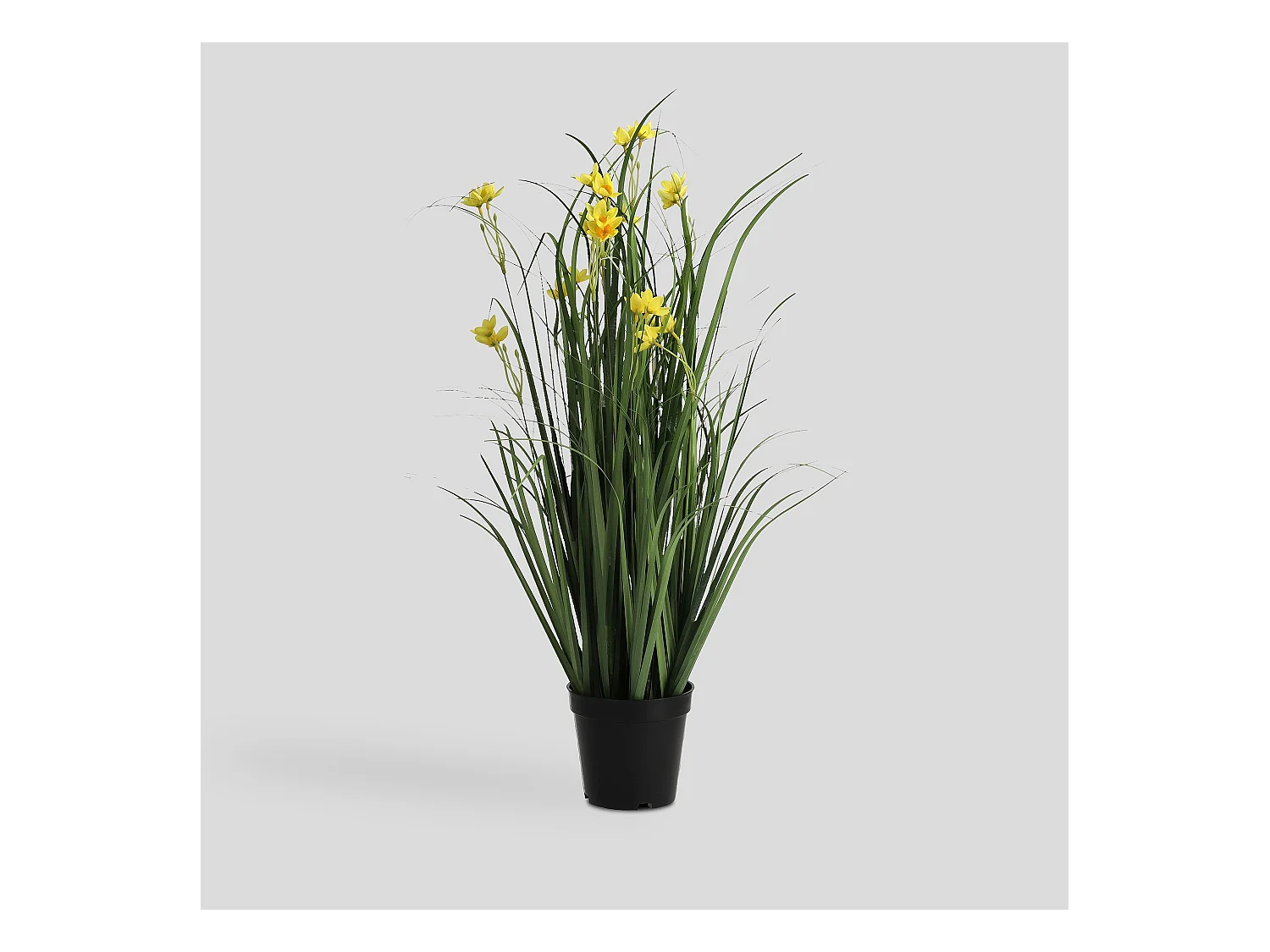 Kunstblumen Flowergrass mittelgelb 70 x 35