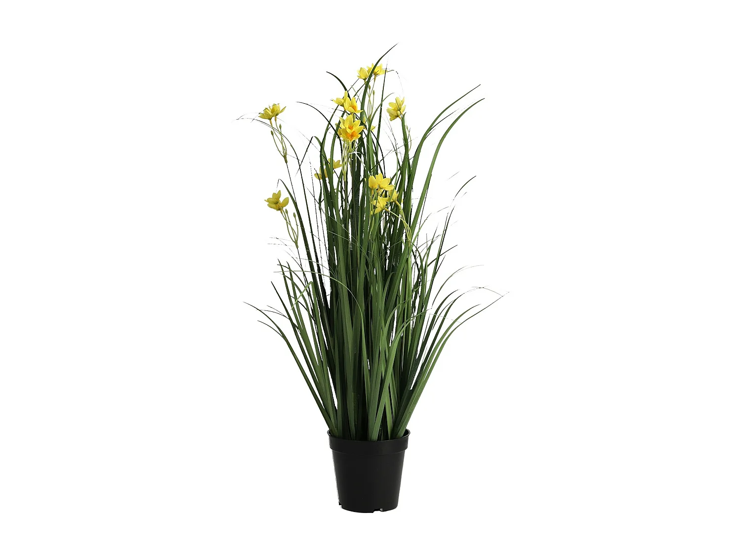 Kunstblumen Flowergrass mittelgelb 70 x 35