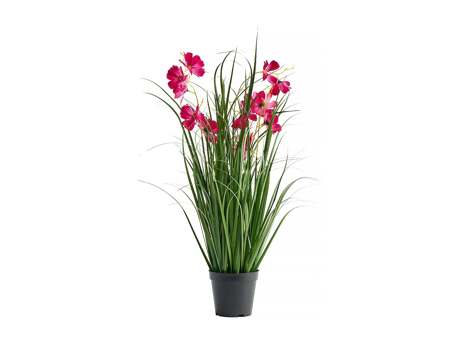 Kunstblumen Flowergrassi Dunkelrosa 70 x 28