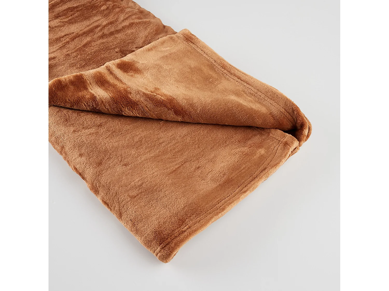 Kuscheldecke Floss Orange 200x220 cm 500 g/m²