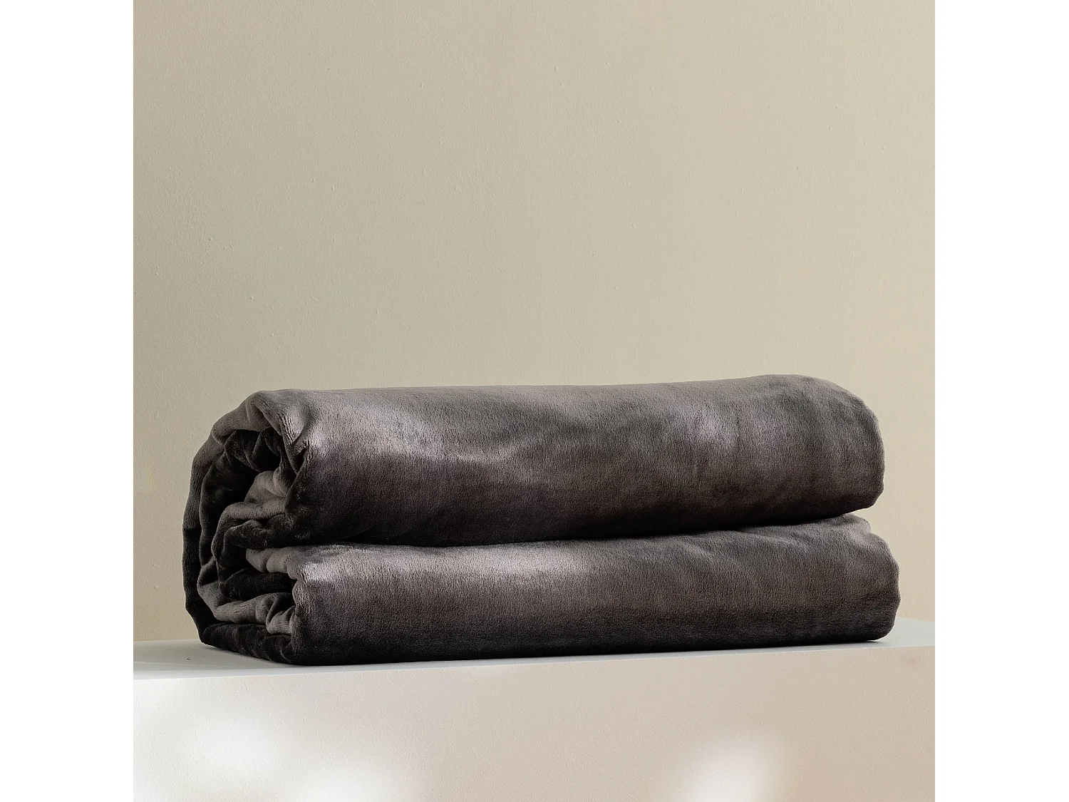 Decke Floss Dunkelgrau 200x220