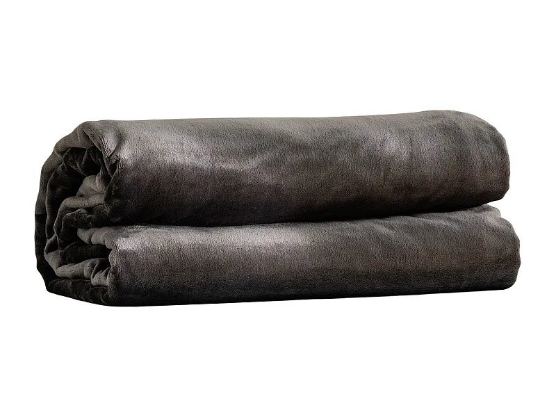 Decke Floss Dunkelgrau 200x220