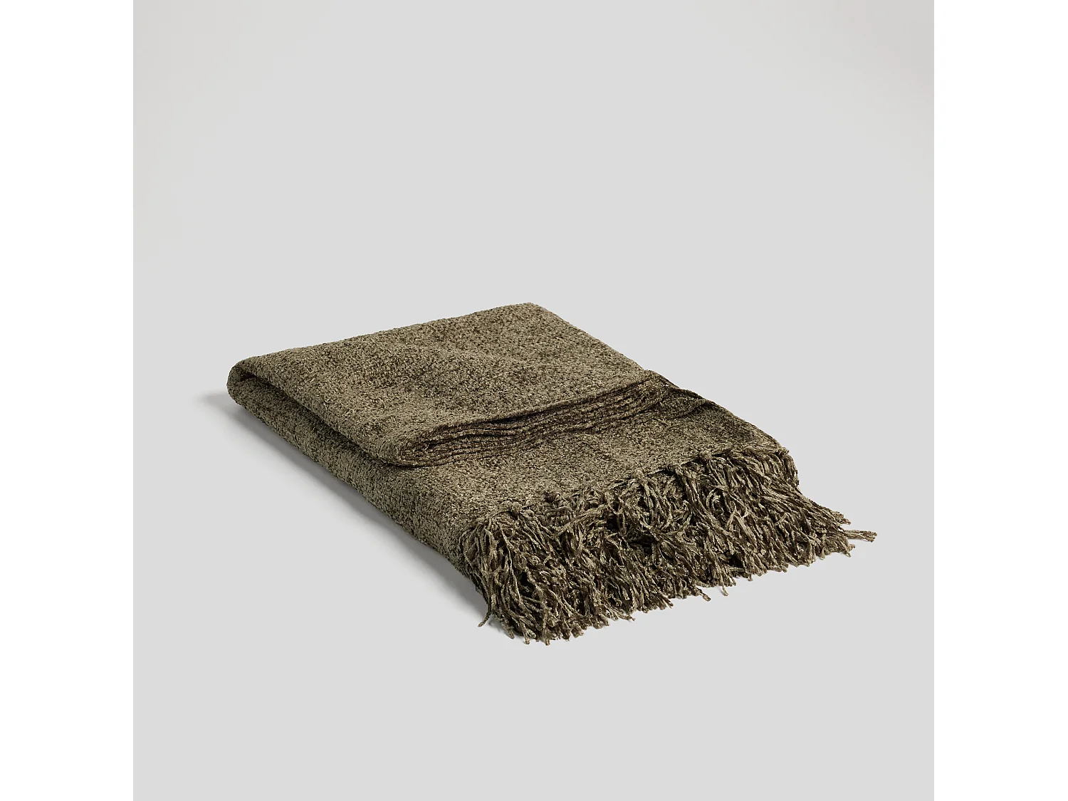 Decke Velosi Dunkelgrün 130x170
