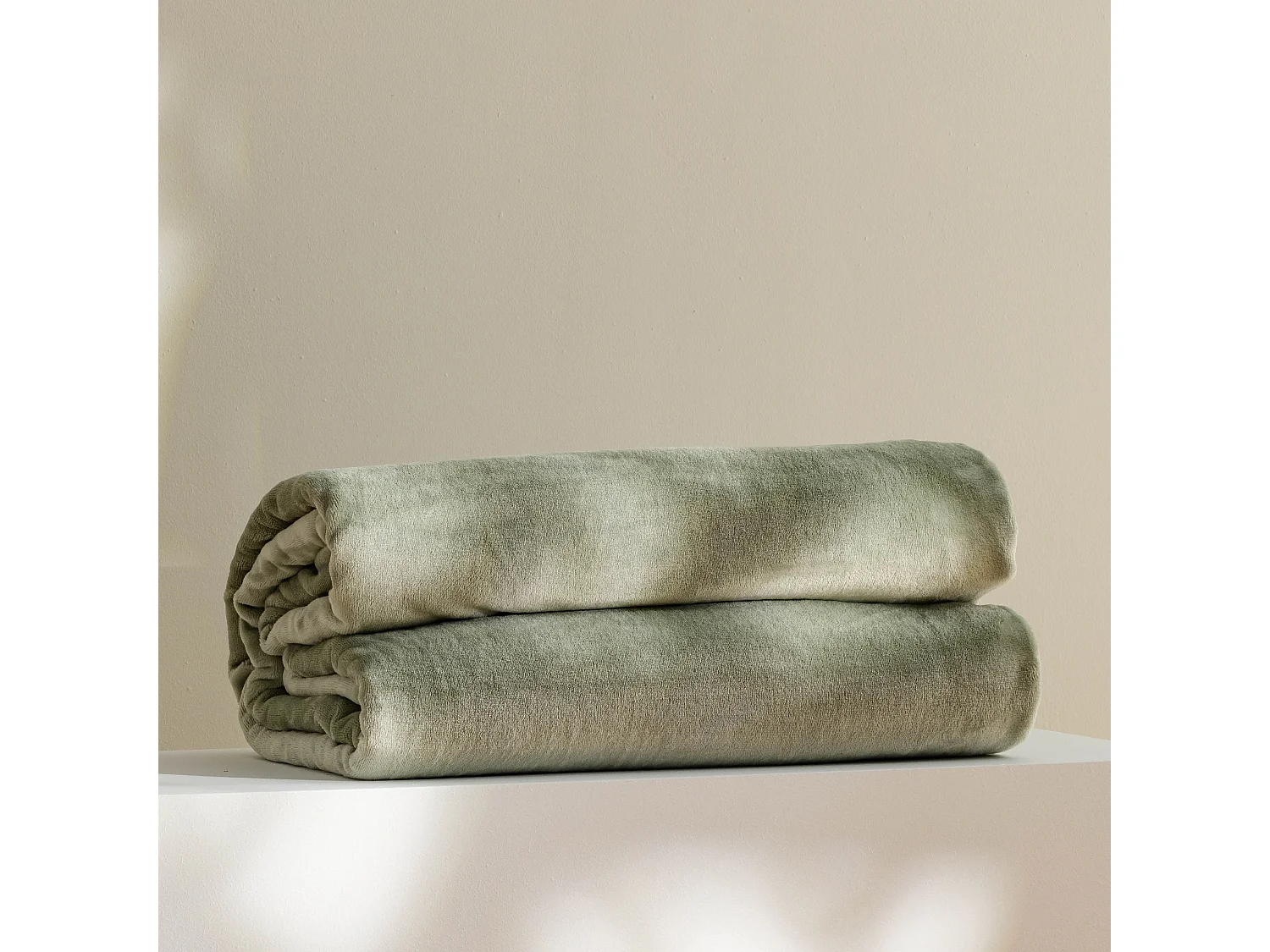 Couverture Douceur Verte Clair Microfiber 150x200